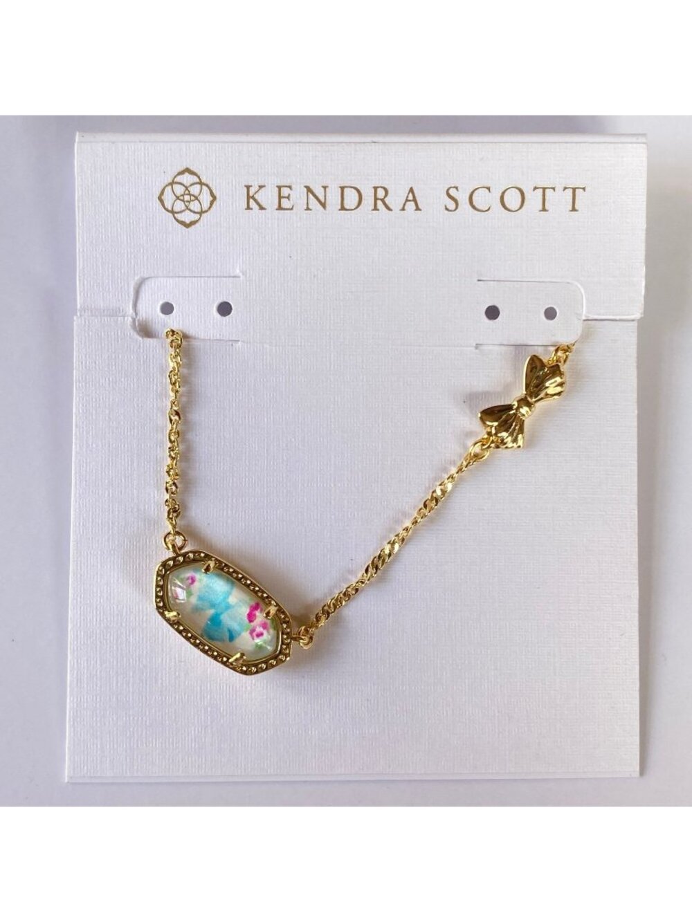 Kendra Scott Elisa pendant LoveShackFancy Gold Women’s Necklace-blue